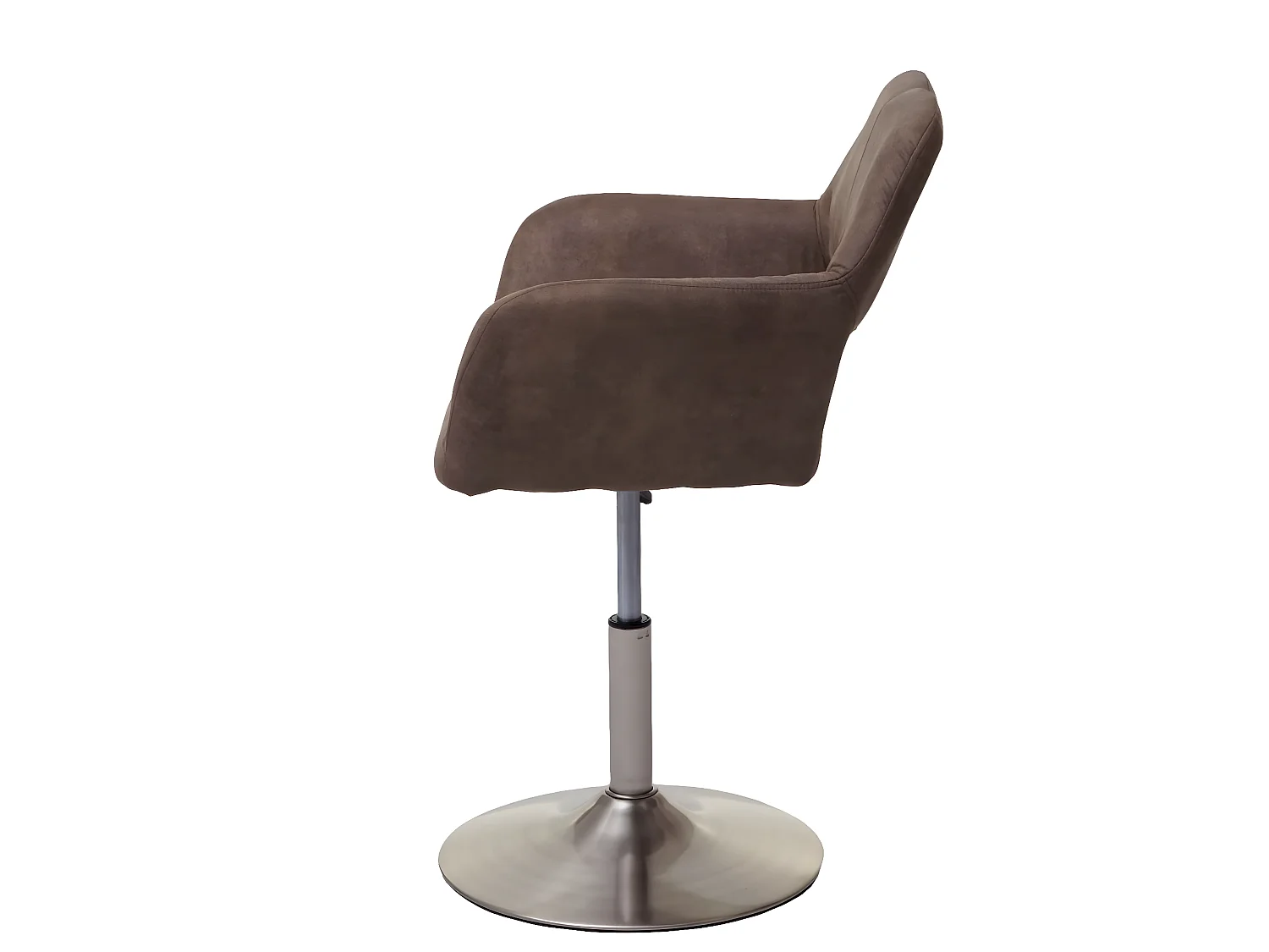 Eetkamerstoel MCW-A50 III,  vintage bruin, geborsteld onderstel