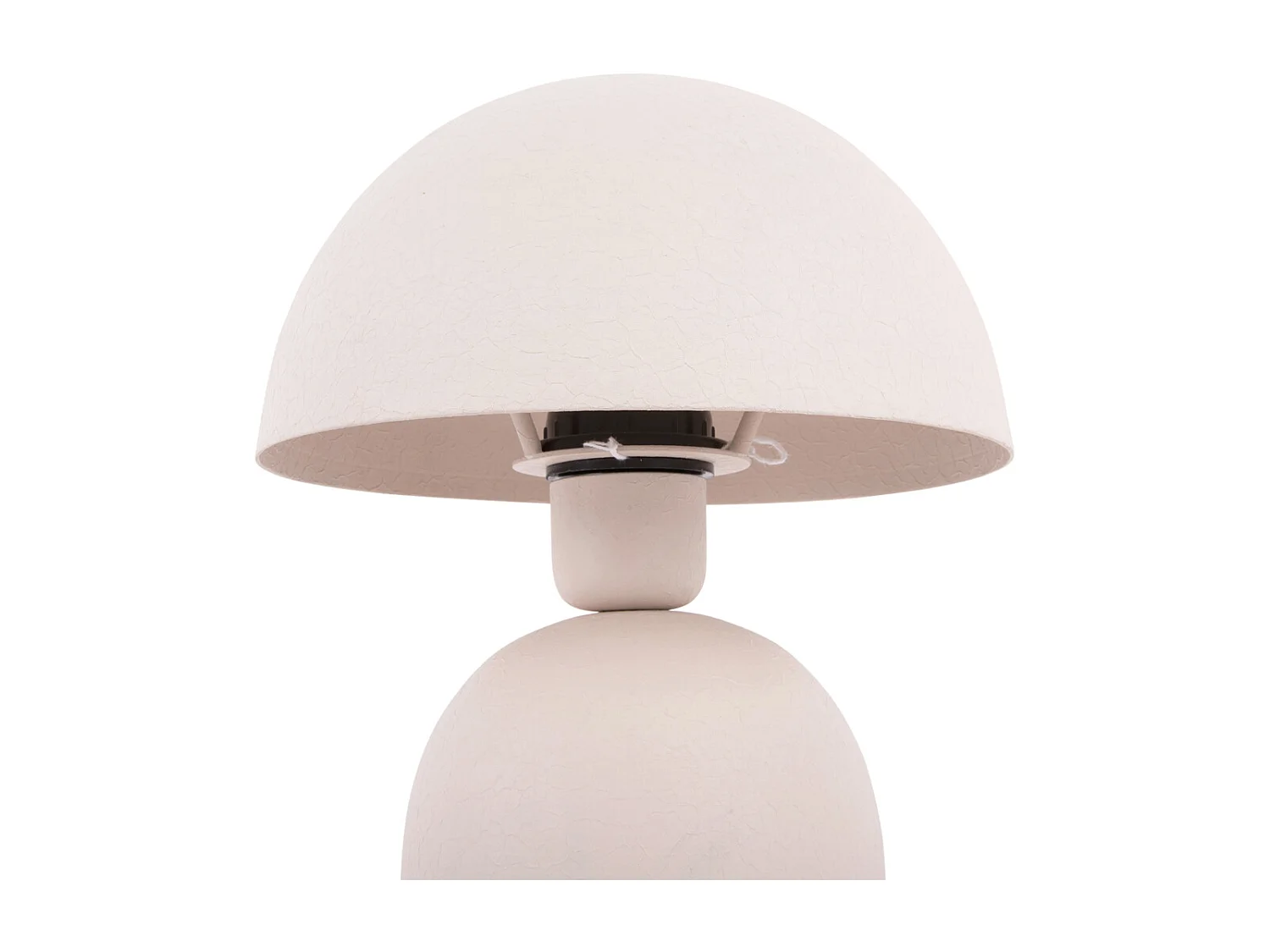 Tischleuchte Boaz - Warmes Grau