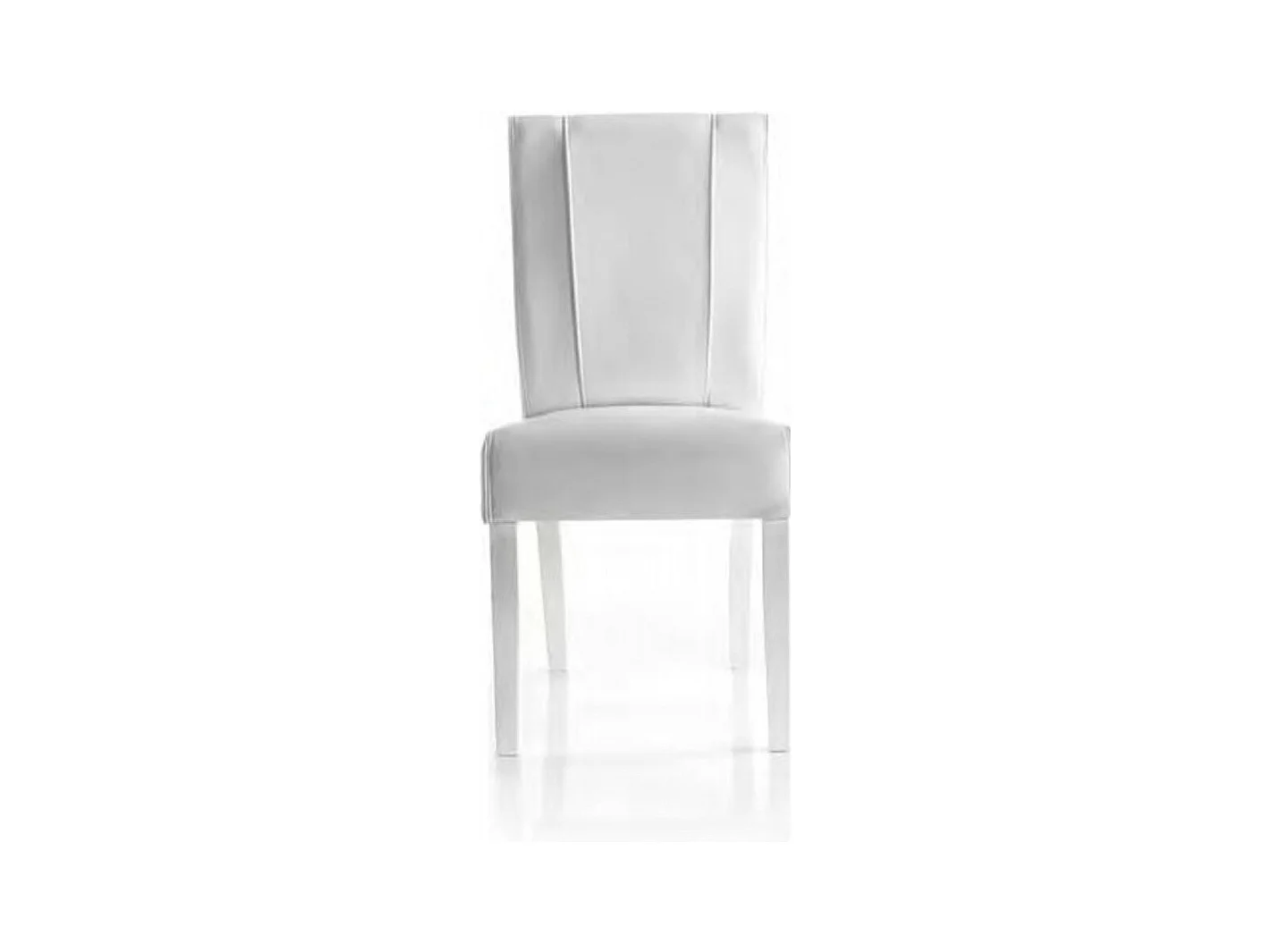 Stuhl URBAN Kunstleder Weiß, Maße: H99 x B46 x T63 cm, ideal für ein modernes und designorientiertes Esszimmer.