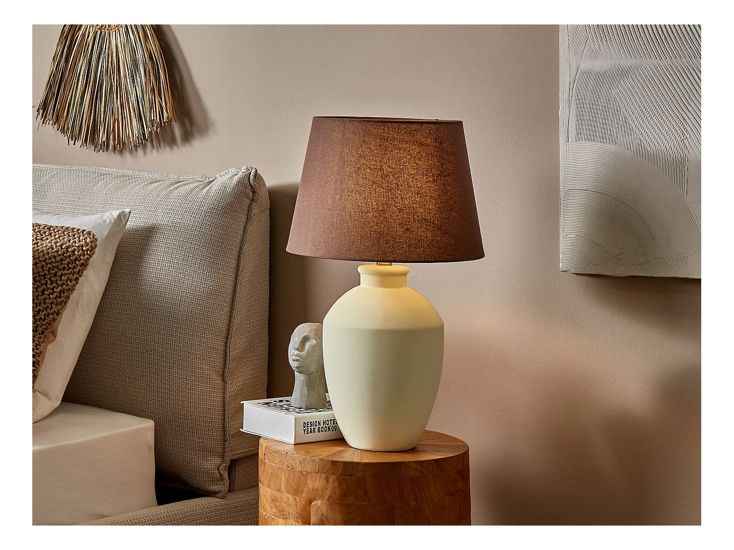 Tafellamp ARCOS Keramiek Wit