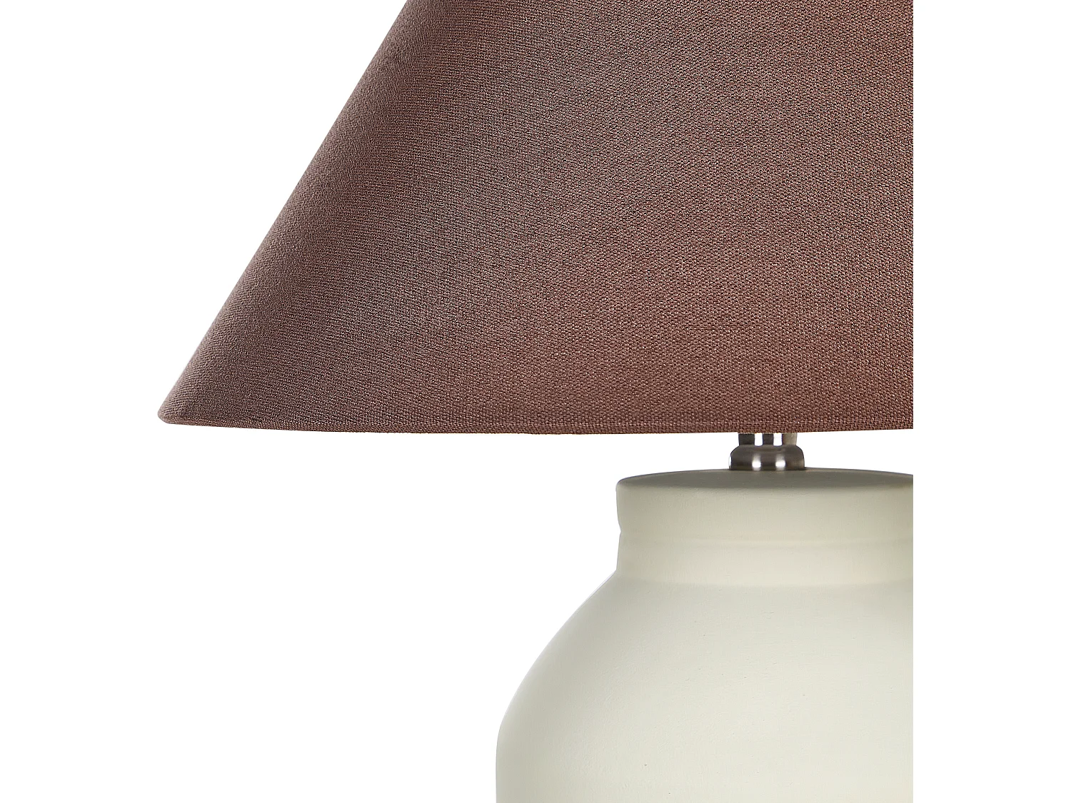 Lampe à poser RODEIRO Céramique Beige clair