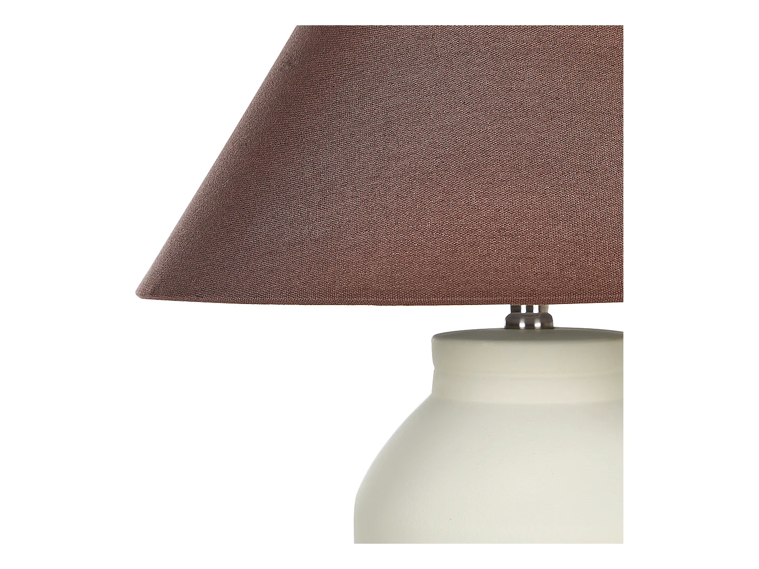 Lampe à poser RODEIRO Céramique Beige clair