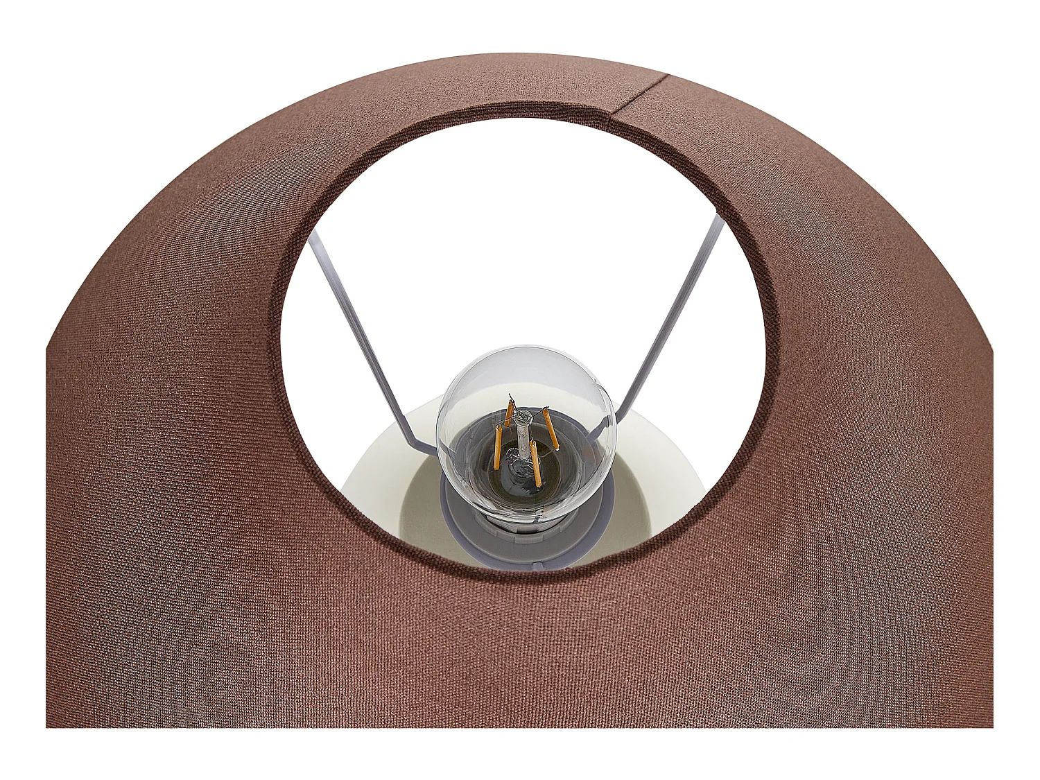Lampe à poser RODEIRO Céramique Beige clair