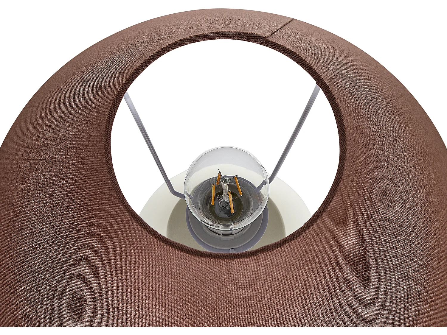 Lampe à poser RODEIRO Céramique Beige clair