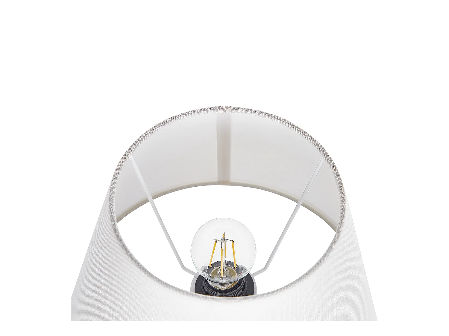 Tafellamp FABILOS Keramiek Grijs