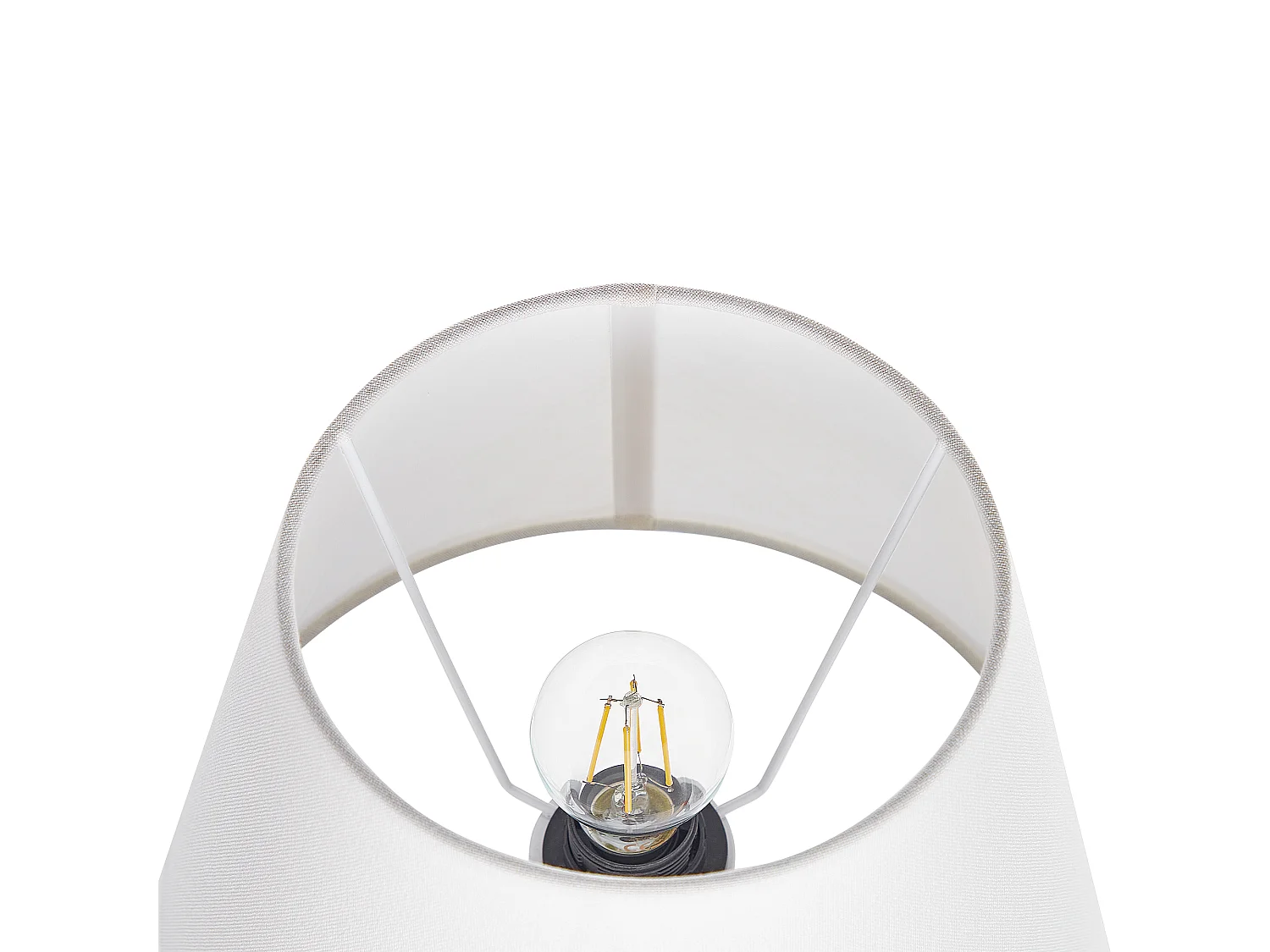 Tafellamp FABILOS Keramiek Grijs