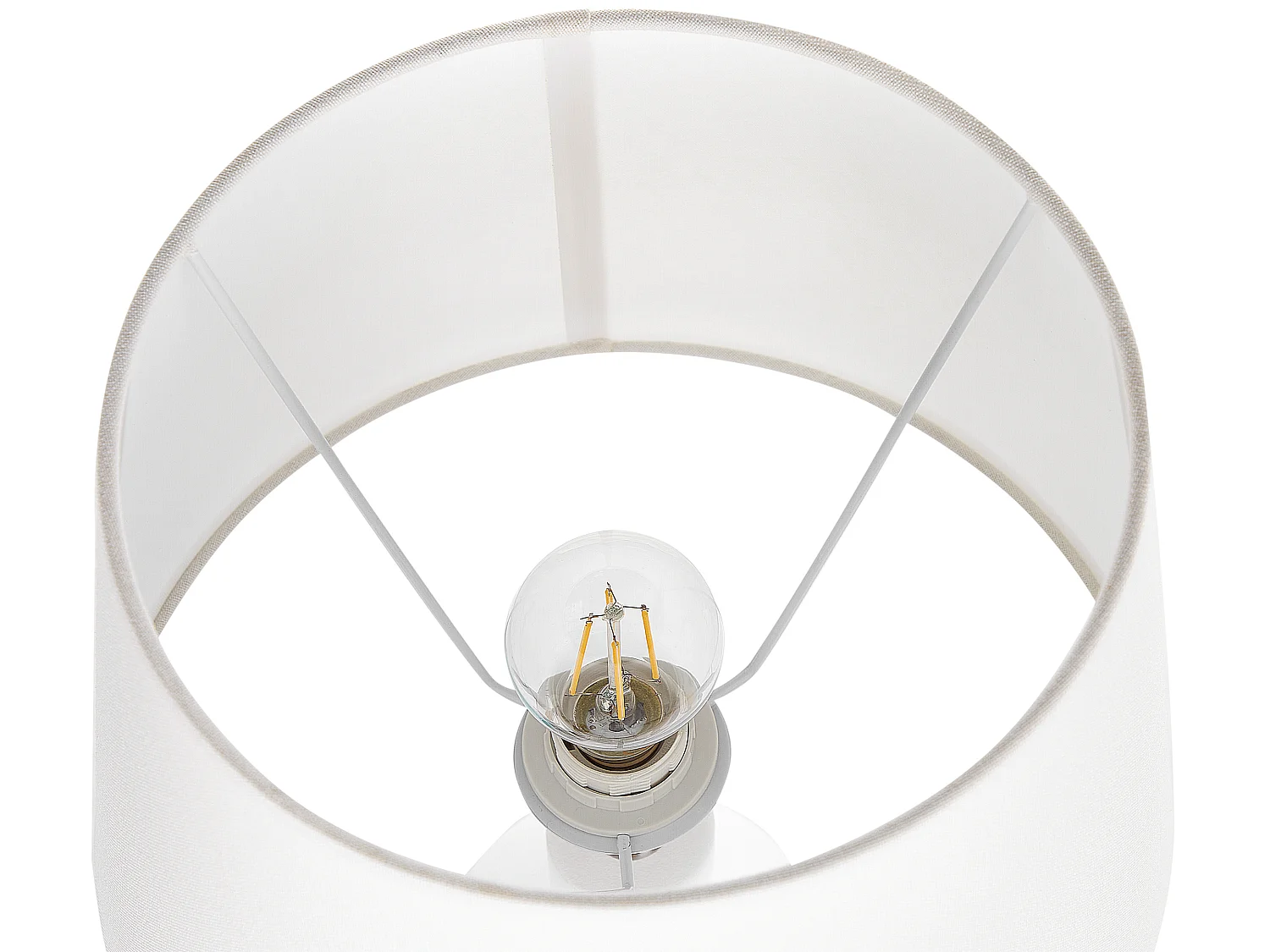 Lampe à poser LAMBRE Céramique Blanc