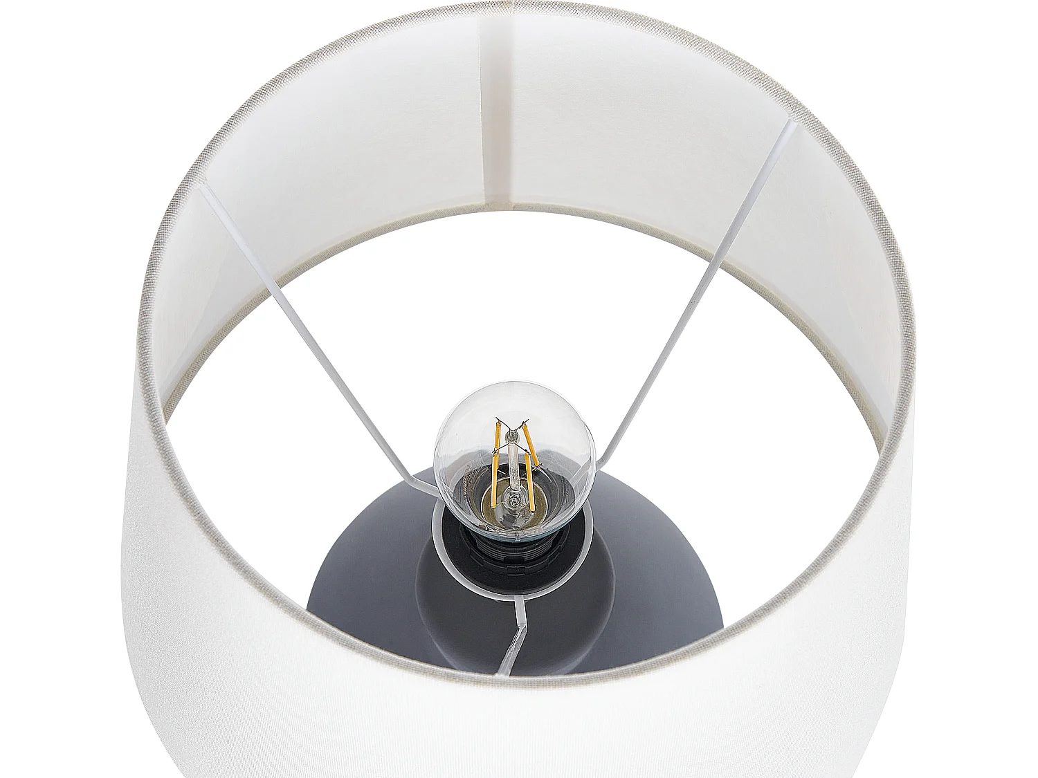 Lampada da tavolo ARCOS Ceramica Grigio