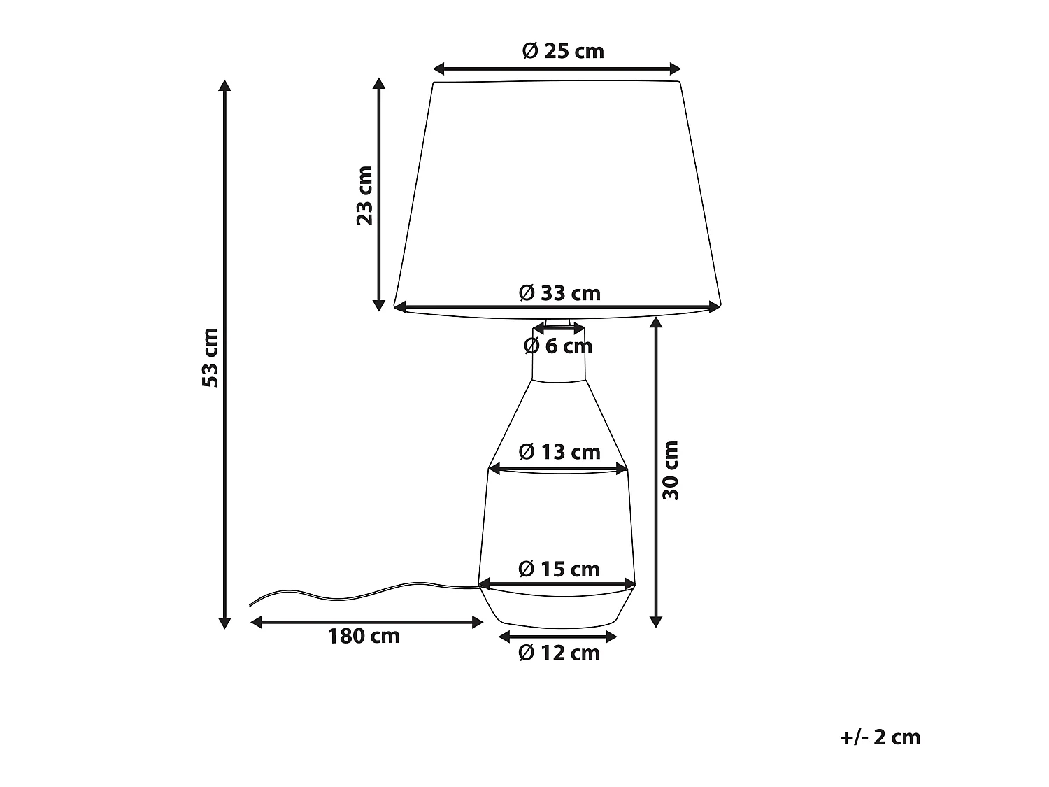 Lampe à poser LAMBRE Céramique Orange