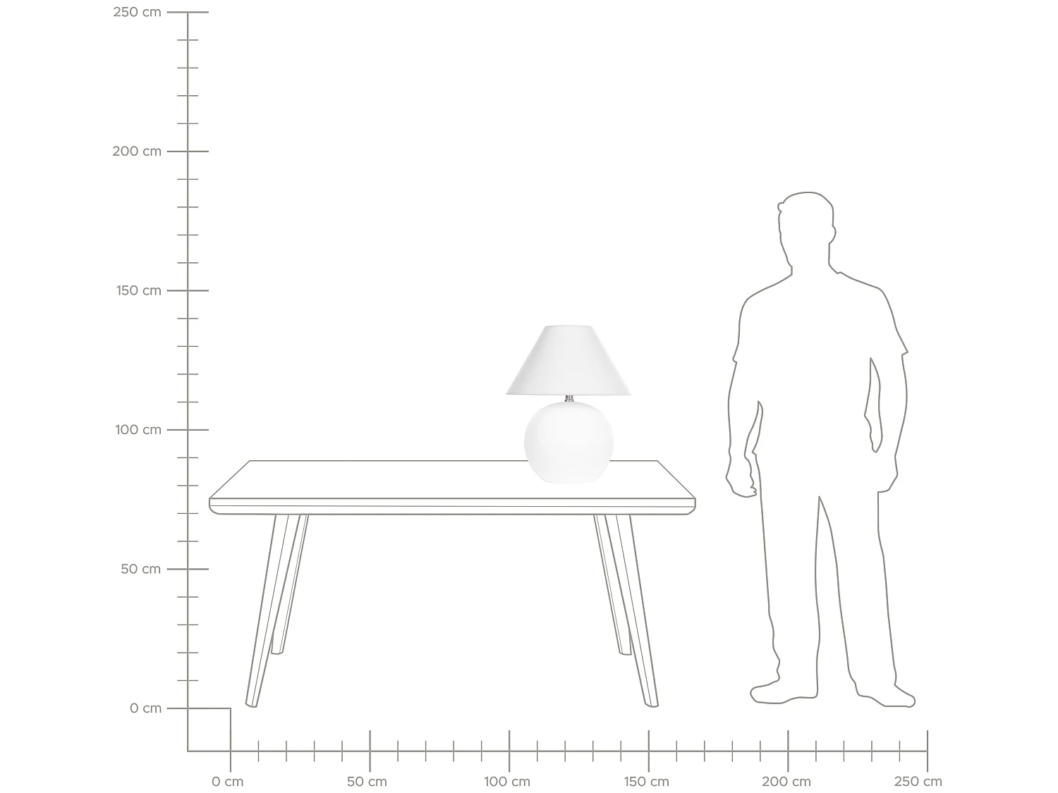 Lampe à poser LIMIA Céramique Blanc cassé