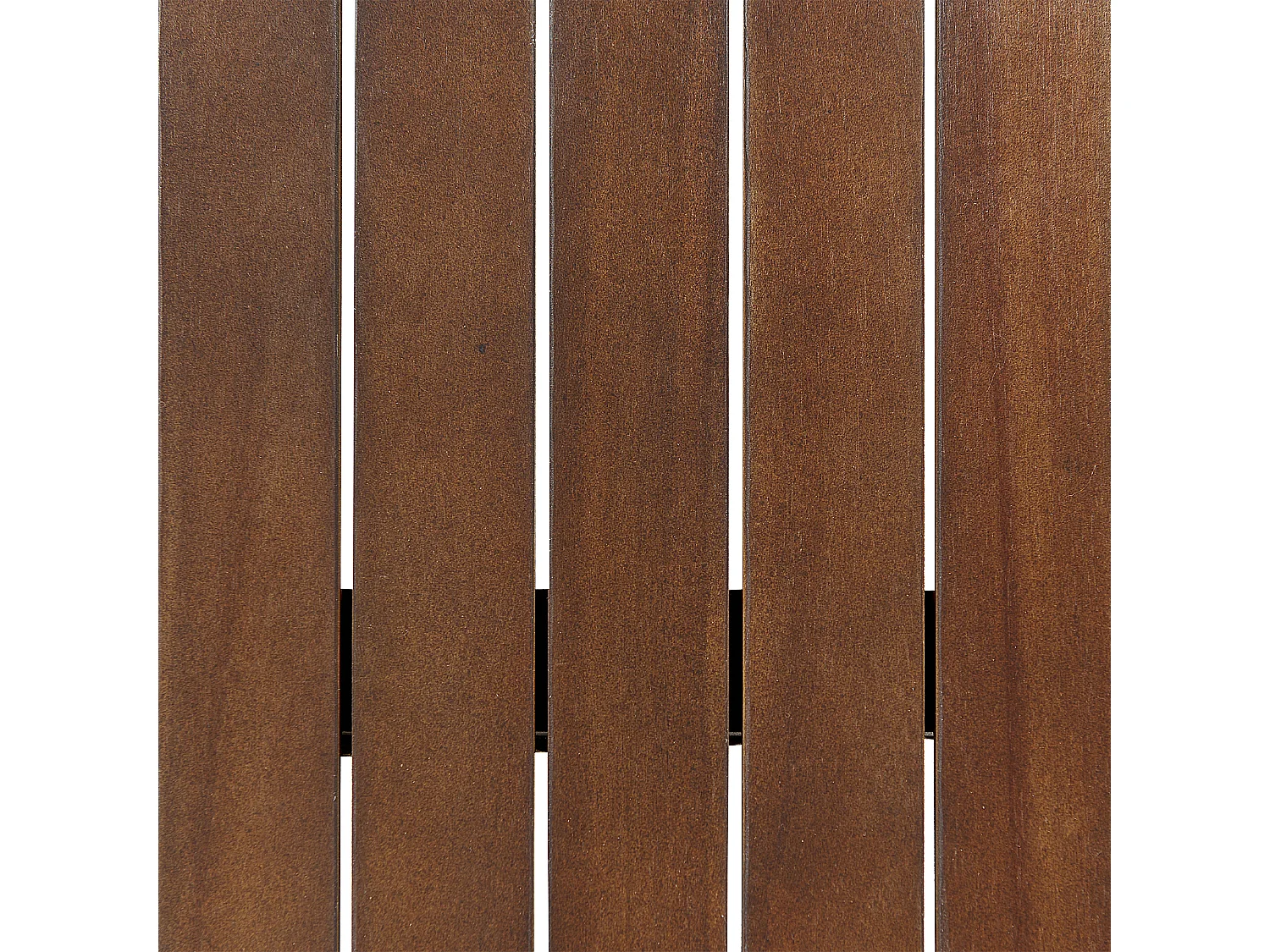 Garten-Teetisch Akazienholz dunkelbraun abnehmbare Tischplatte Amantea