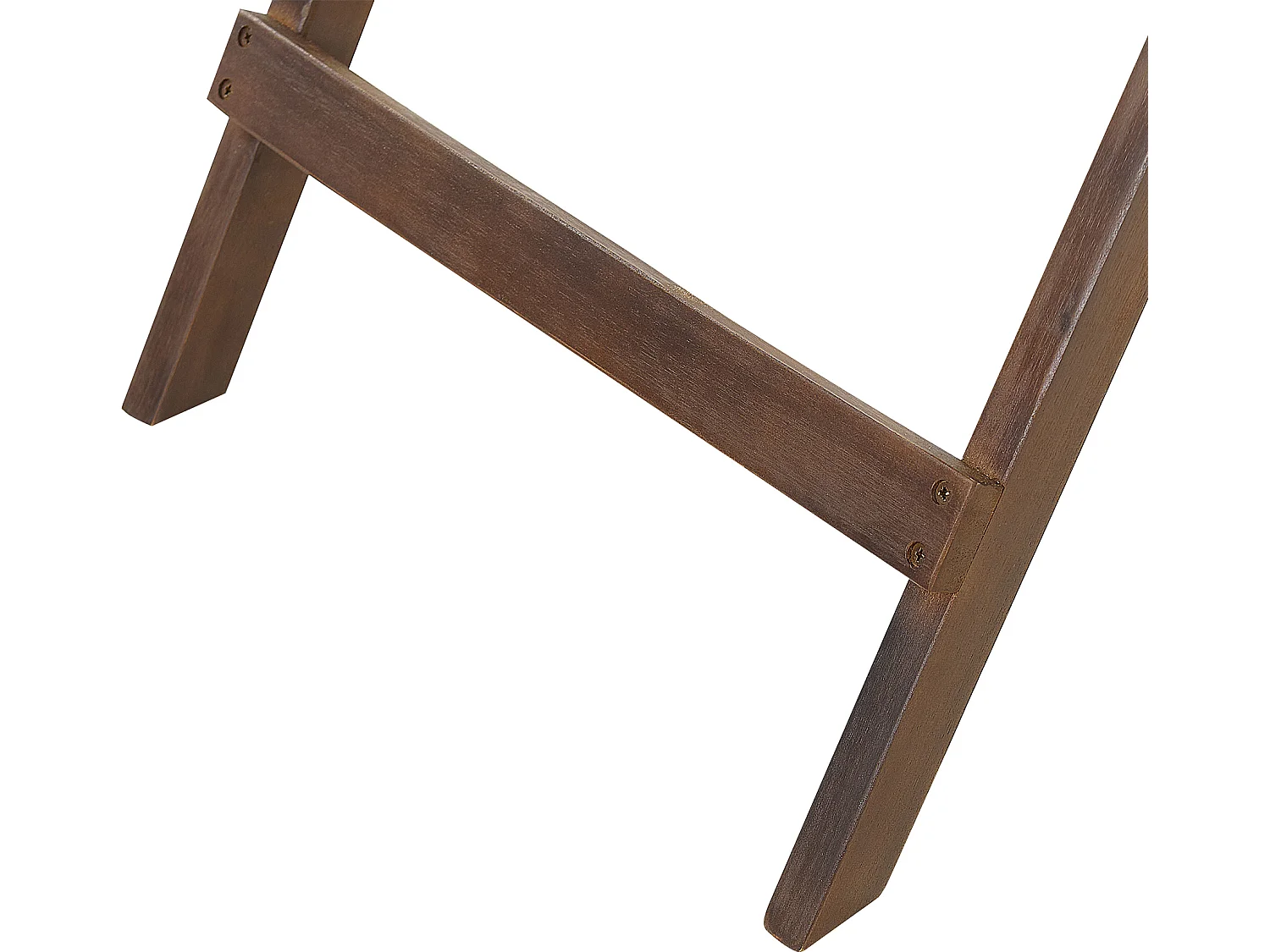 Garten-Teetisch Akazienholz dunkelbraun abnehmbare Tischplatte Amantea