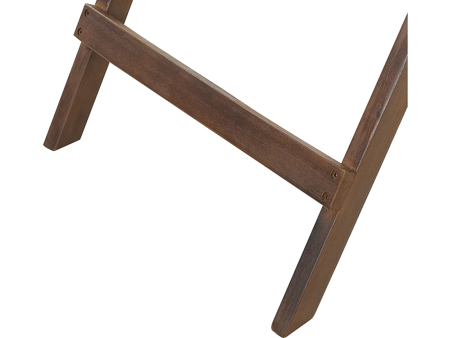 Garten-Teetisch Akazienholz dunkelbraun abnehmbare Tischplatte Amantea