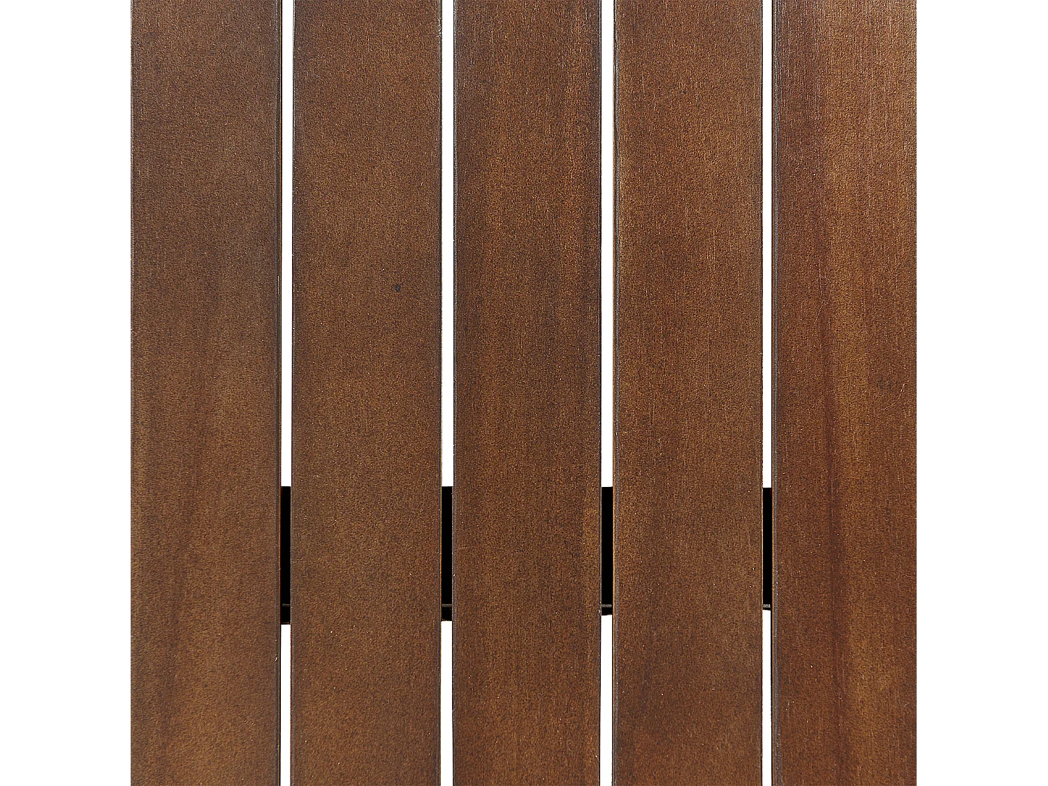 Garten-Teetisch Akazienholz dunkelbraun abnehmbare Tischplatte Amantea