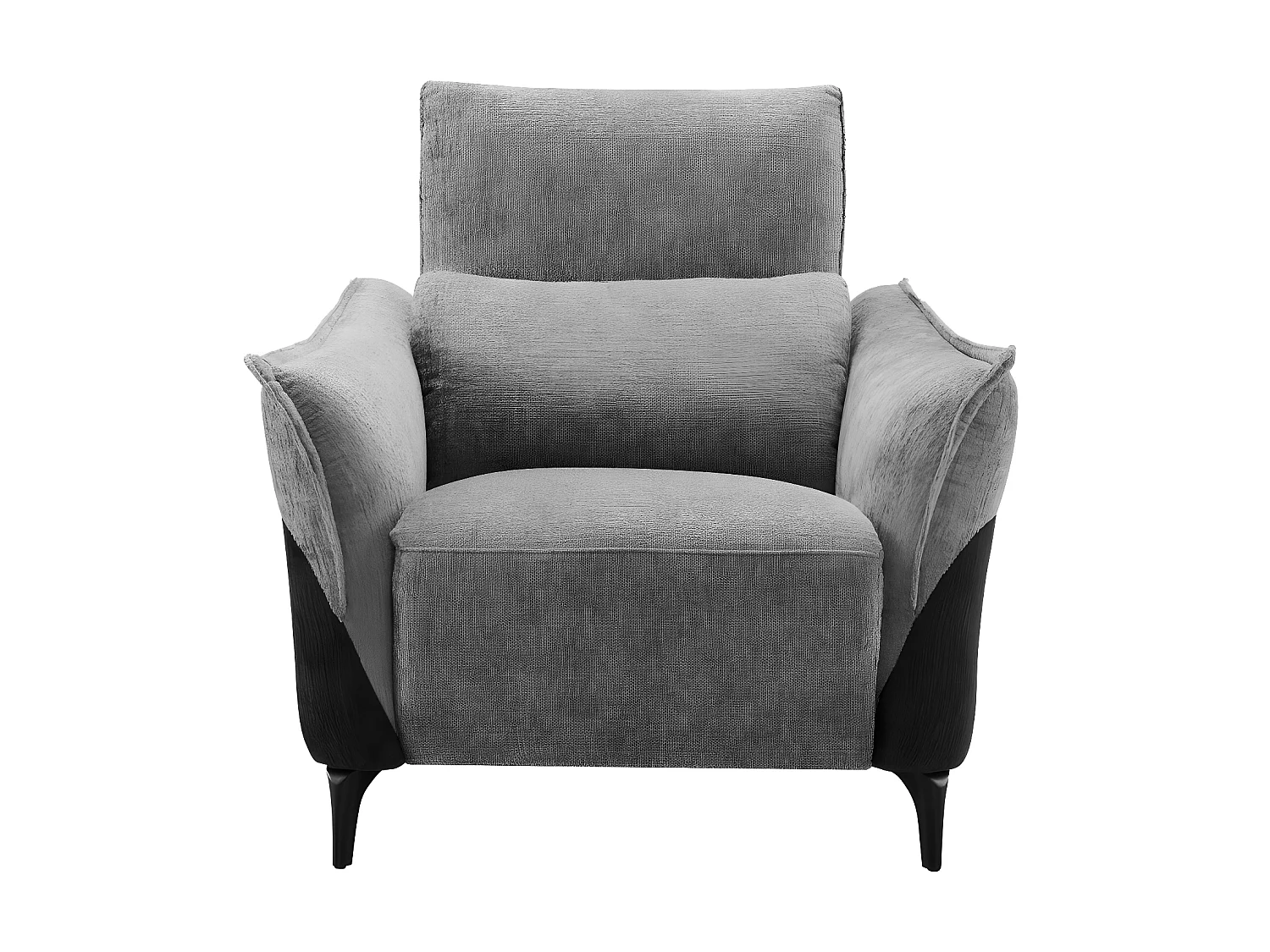 Fauteuil relax électrique Tissu Gris Clair/Anthracite - ORION
