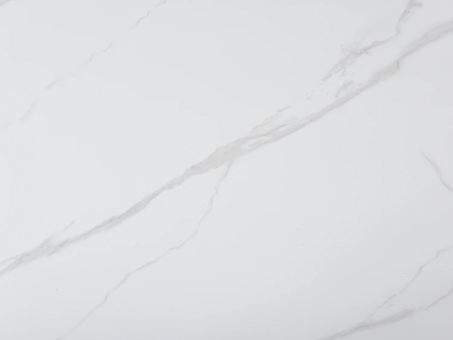 Esstisch - 6 Personen - Keramik & MDF - Marmor-Optik Weiß & Schwarz - LAOMINIA