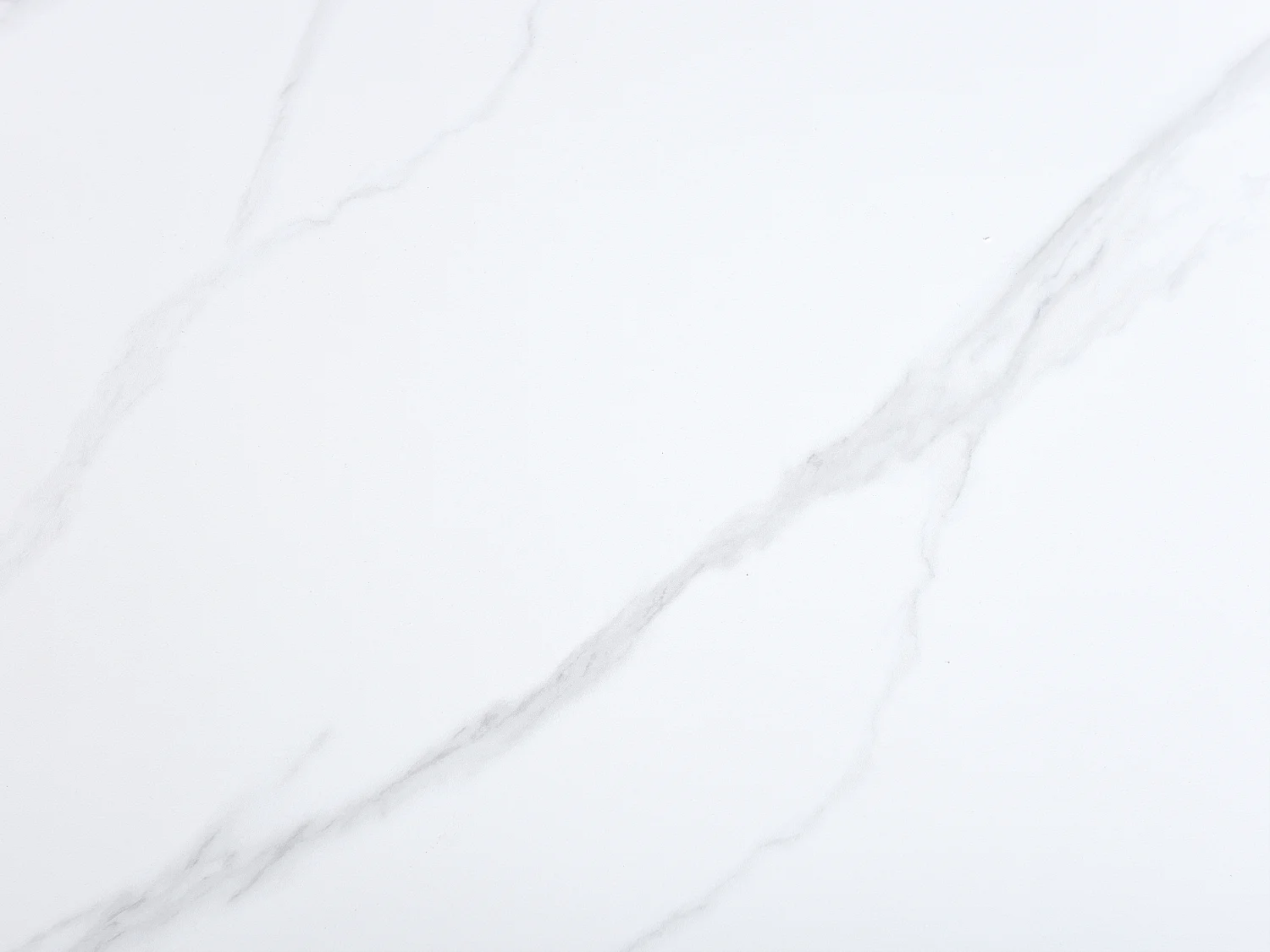 Table basse en céramique et MDF - Effet marbre blanc et Noir - LAOMINIA