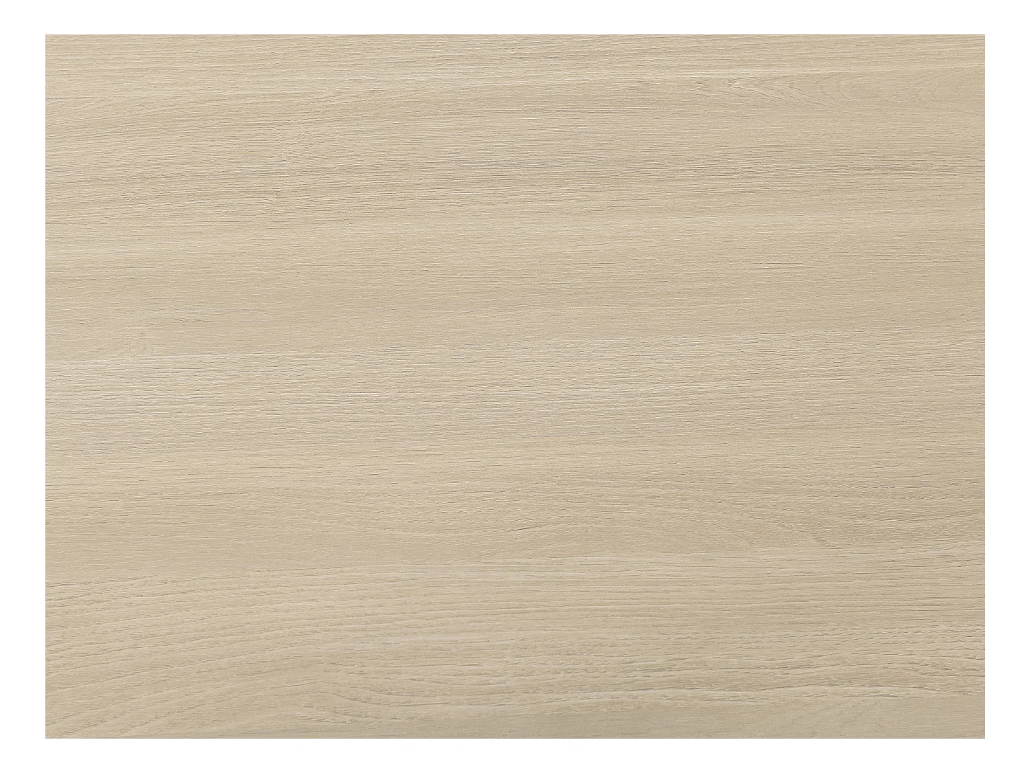 Uitschuifbare eettafel 6 tot 10 plaatsen van mdf en metaal - Licht naturel en zwart - KORIZEA