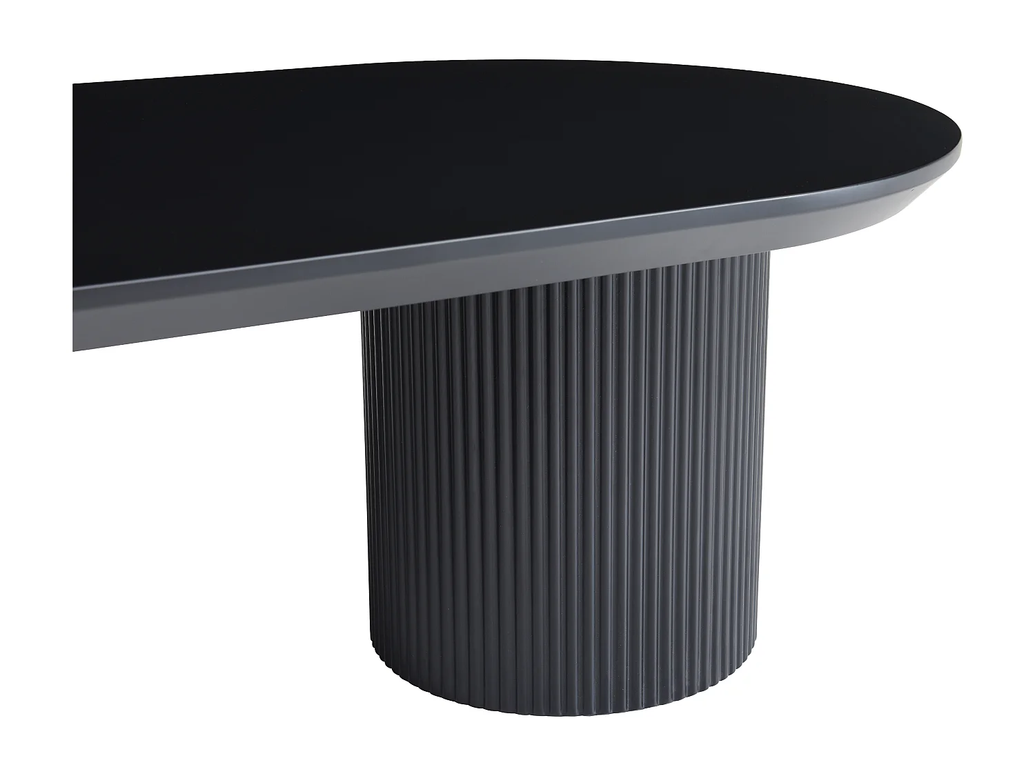 Soffbord svart MDF LORIMILA