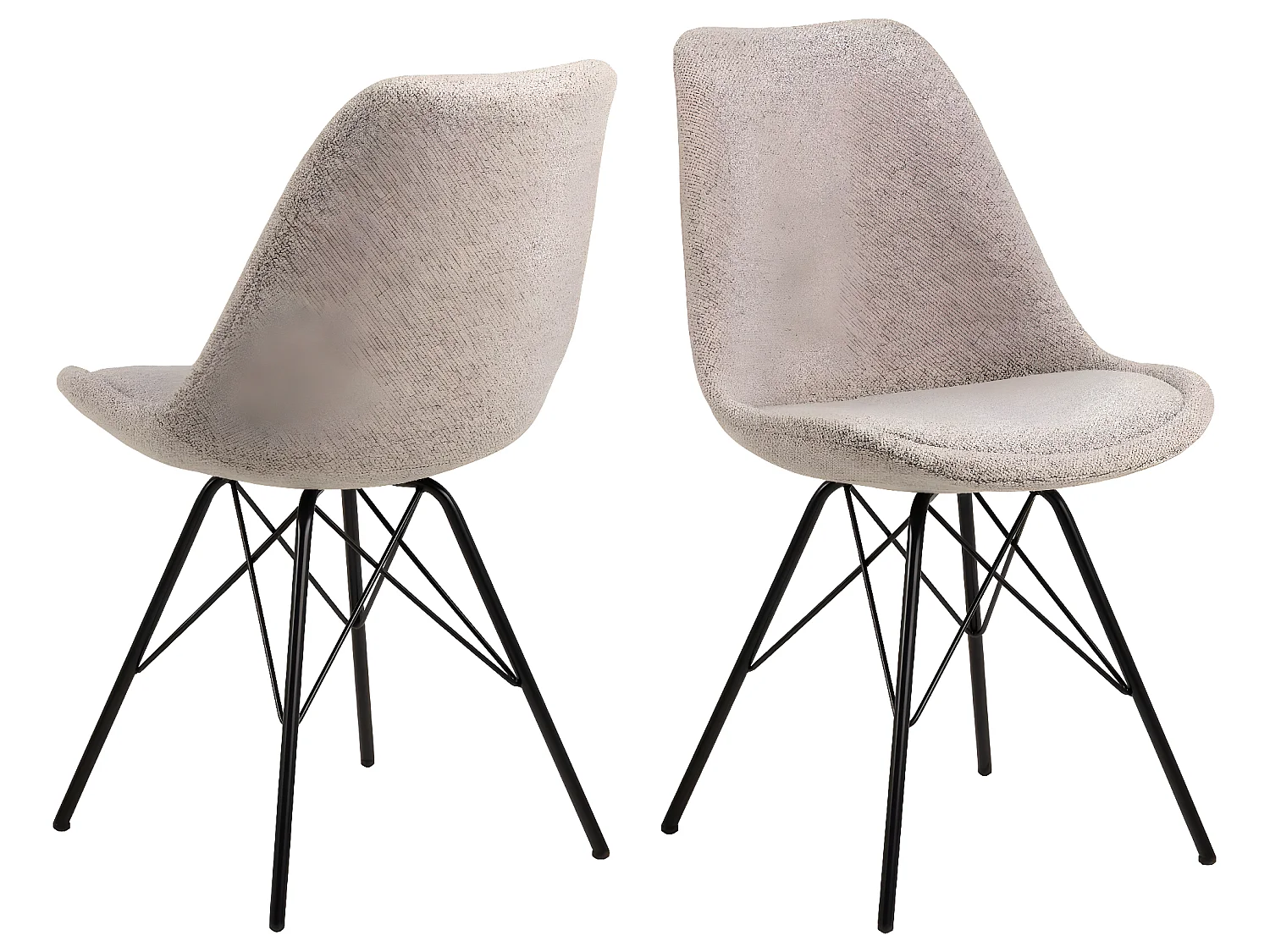 Erop eetkamerstoel beige.