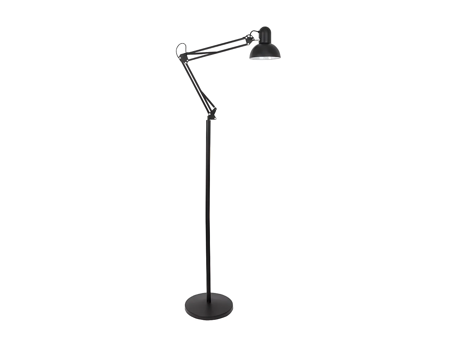 Pied articulable Flexo Noir Mate FABRILAMP