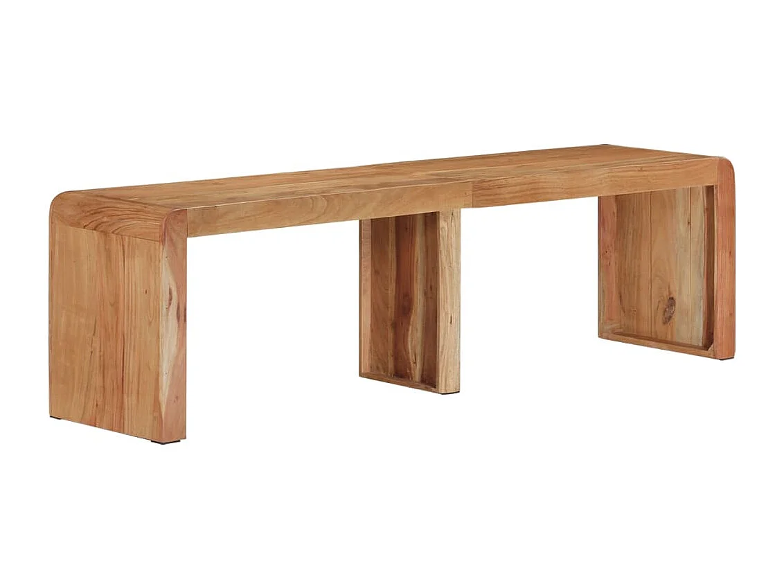 Banc 160x38x45 cm bois massif d'acacia