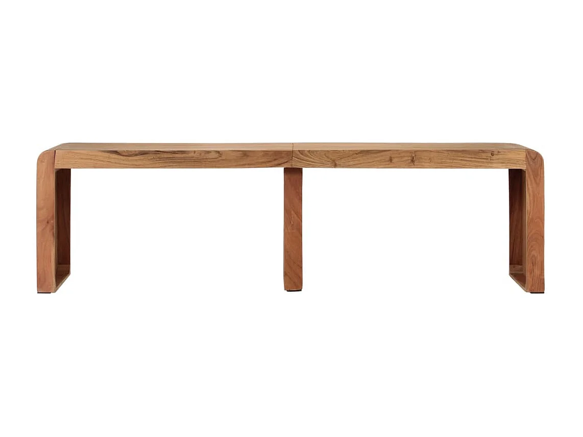 Sitzbank 160x38x45 cm Massivholz Akazie