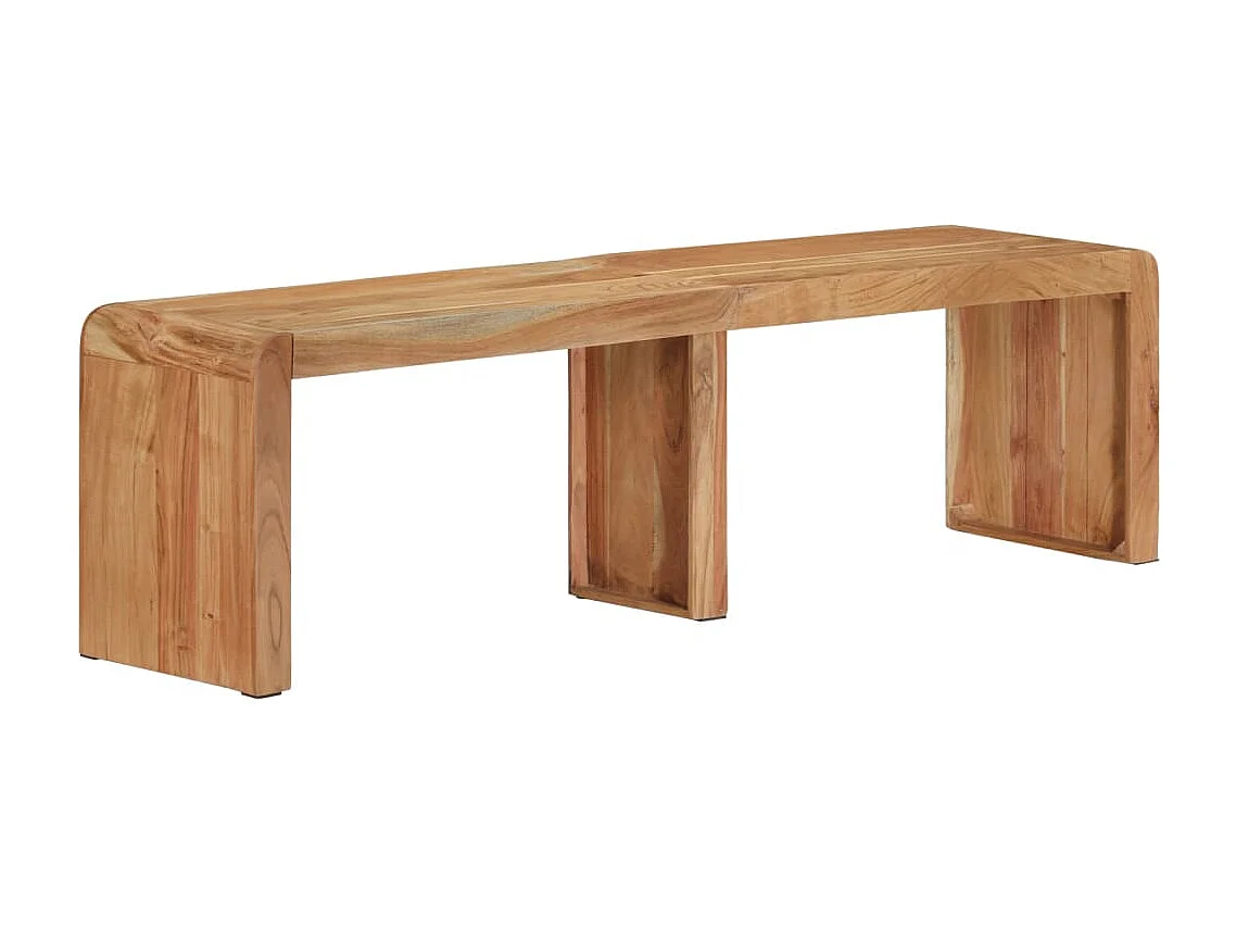 Sitzbank 160x38x45 cm Massivholz Akazie