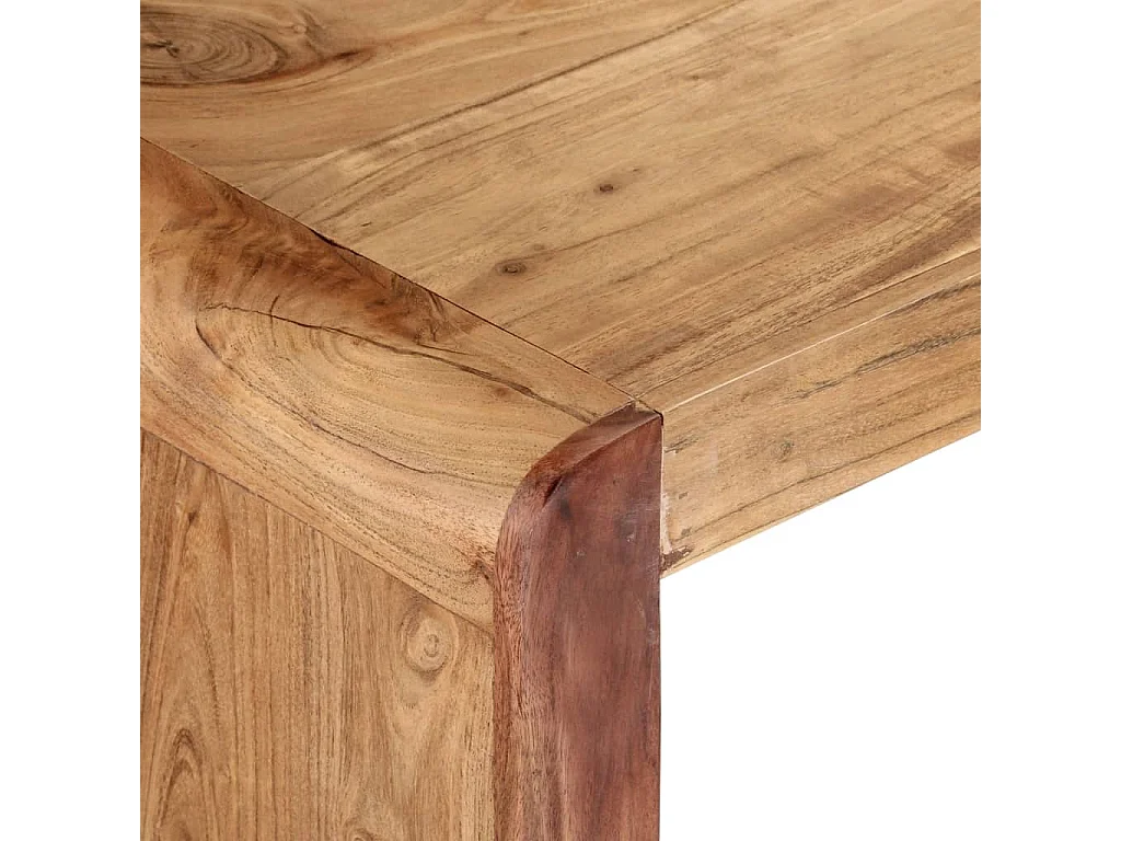 Panca 160x38x45 cm in Legno Massello di Acacia