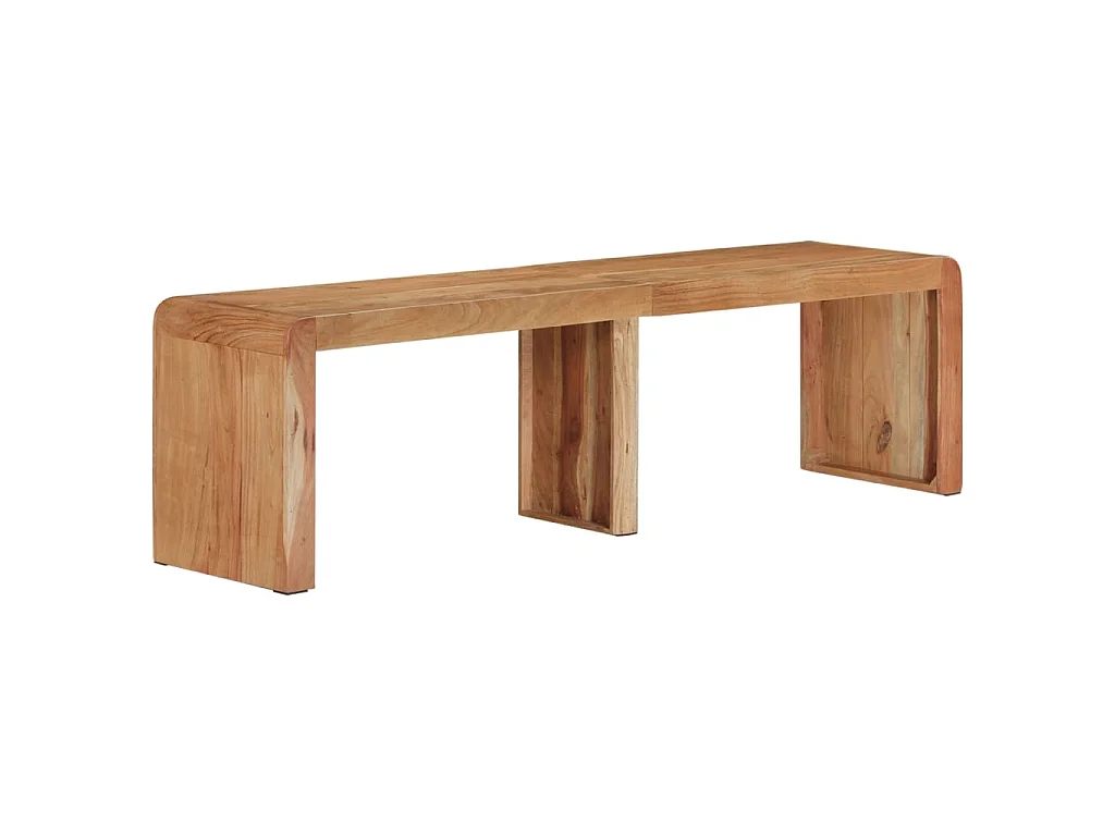 Panca 160x38x45 cm in Legno Massello di Acacia