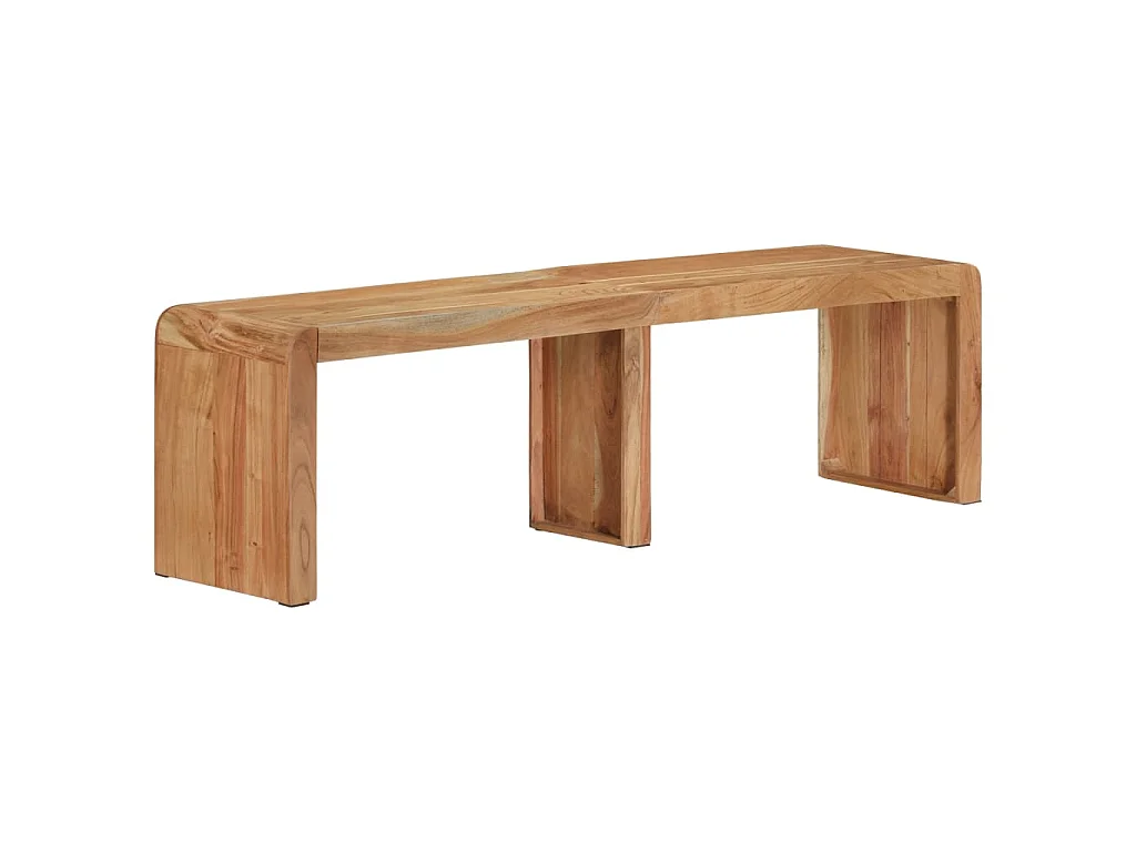 Panca 160x38x45 cm in Legno Massello di Acacia
