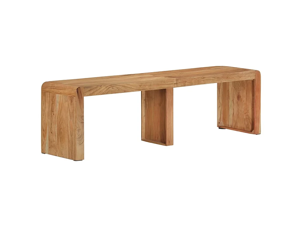 Panca 160x38x45 cm in Legno Massello di Acacia