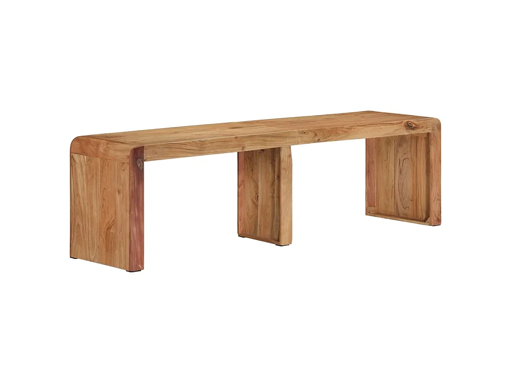 Panca 160x38x45 cm in Legno Massello di Acacia