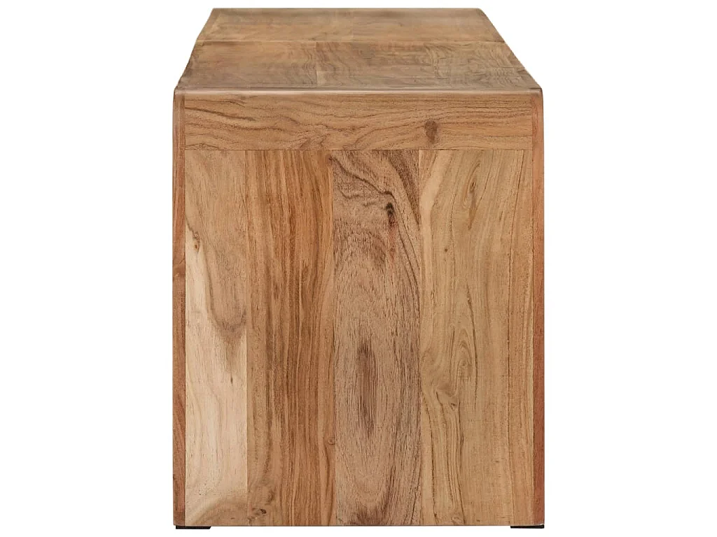 Sitzbank 160x38x45 cm Massivholz Akazie