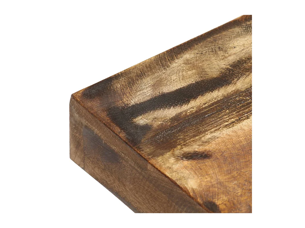 Bankje 110 cm massief gerecycled hout en staal