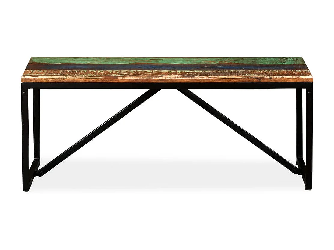 Banc 110 x 35 x 45 cm Bois de récupération massif