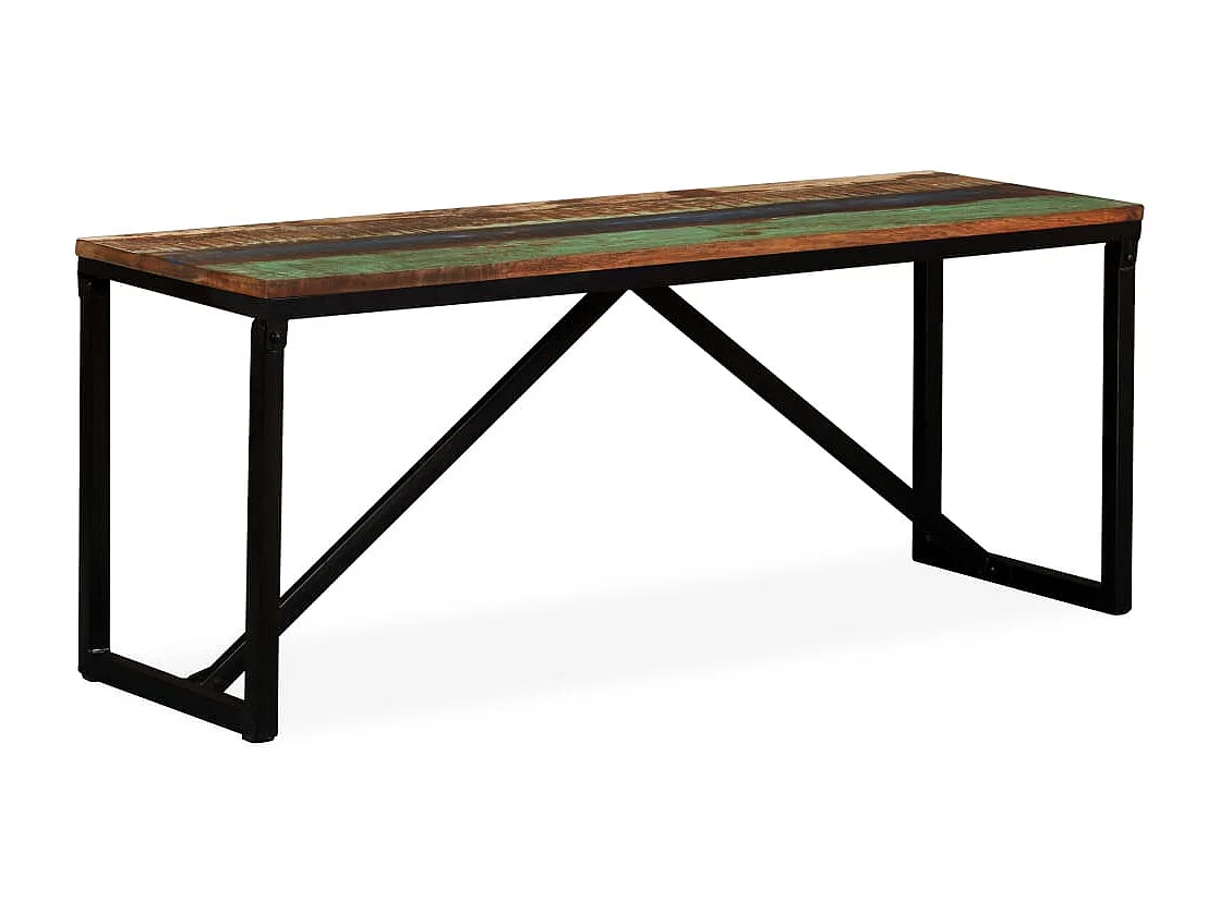 Banc 110 x 35 x 45 cm Bois de récupération massif