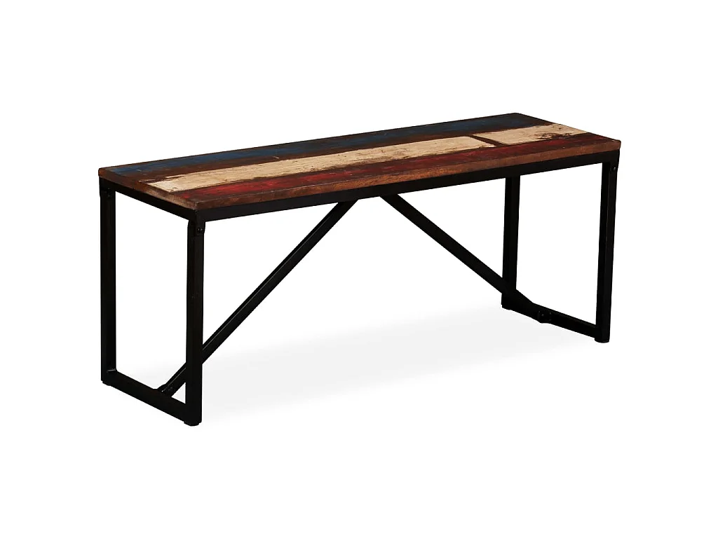 Banc 110 x 35 x 45 cm Bois de récupération massif