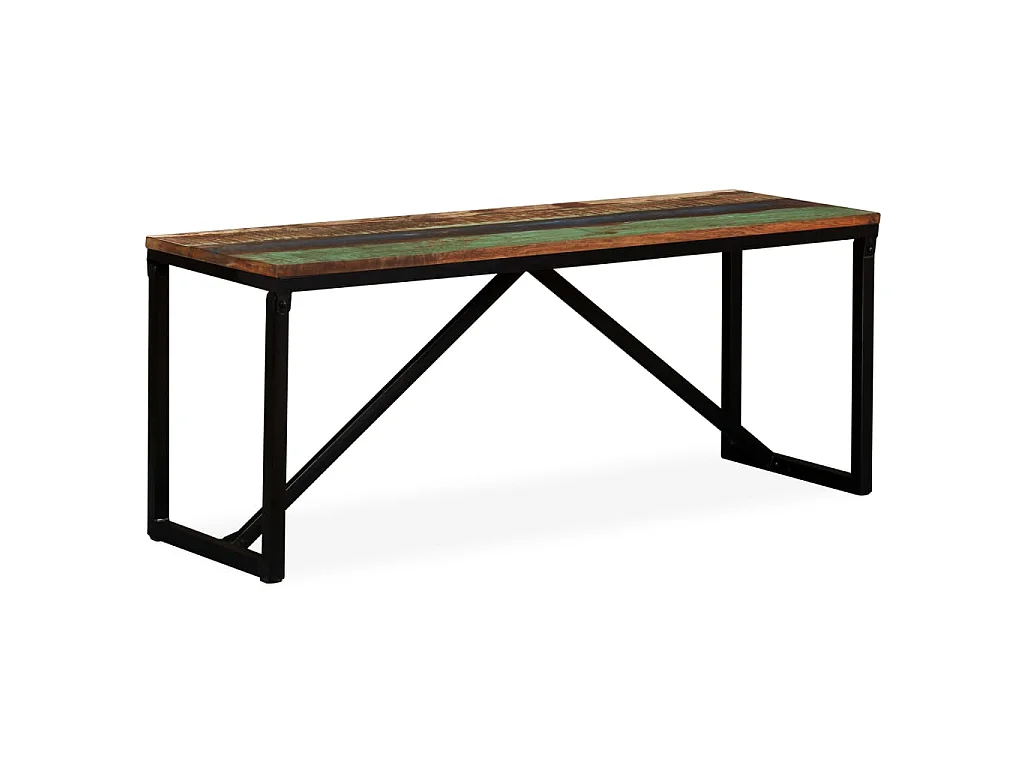 Banc 110 x 35 x 45 cm Bois de récupération massif