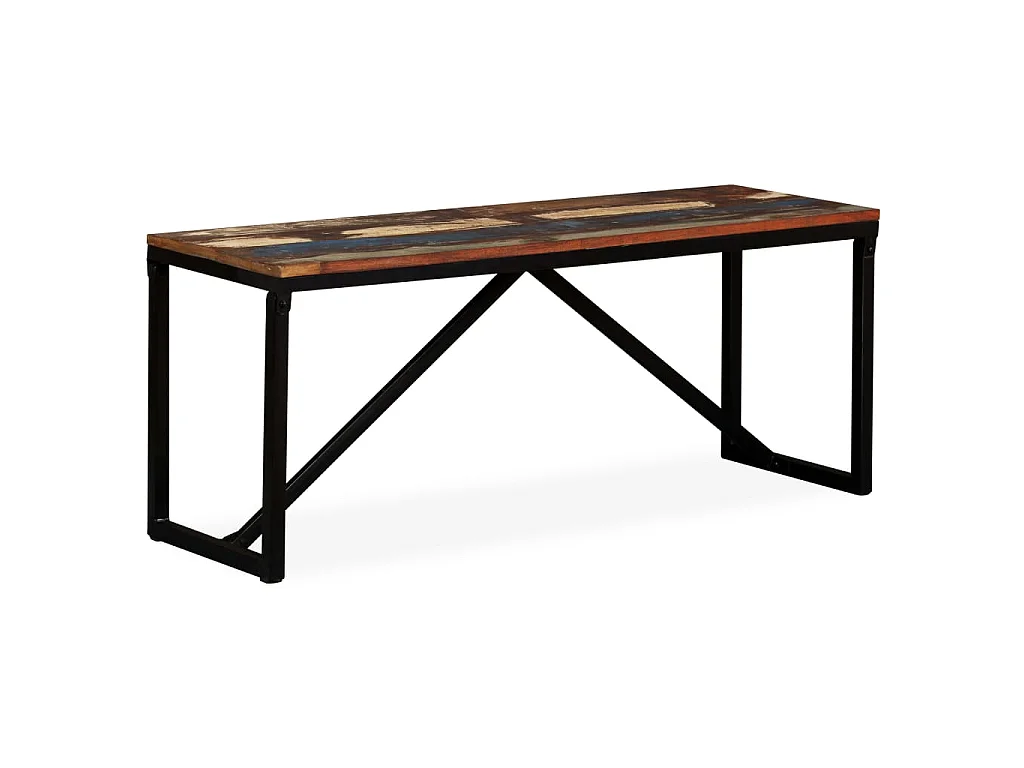 Banc 110 x 35 x 45 cm Bois de récupération massif