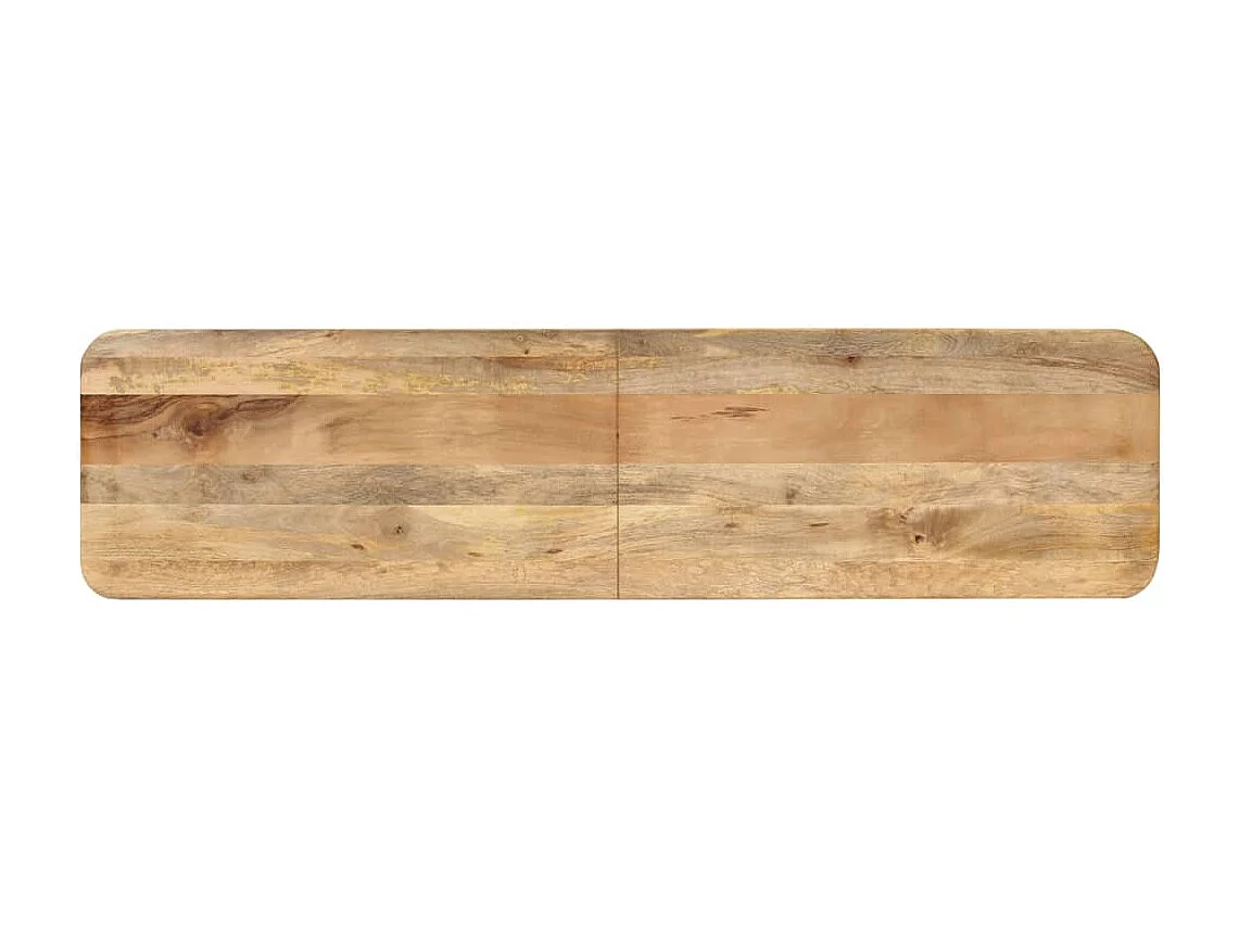 Banco de madera maciza de mango 160x40x45 cm