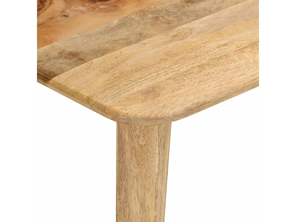 Banco de madera maciza de mango 160x40x45 cm
