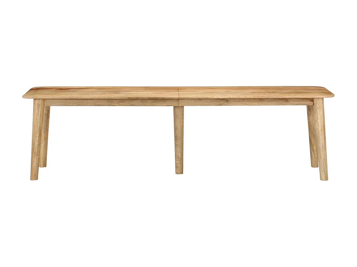 Banc 160x40x45 cm bois massif de manguier