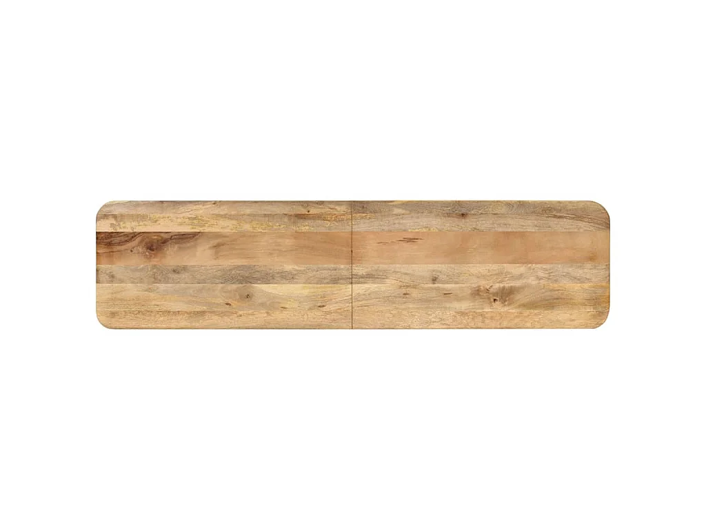 Banc 160x40x45 cm bois massif de manguier