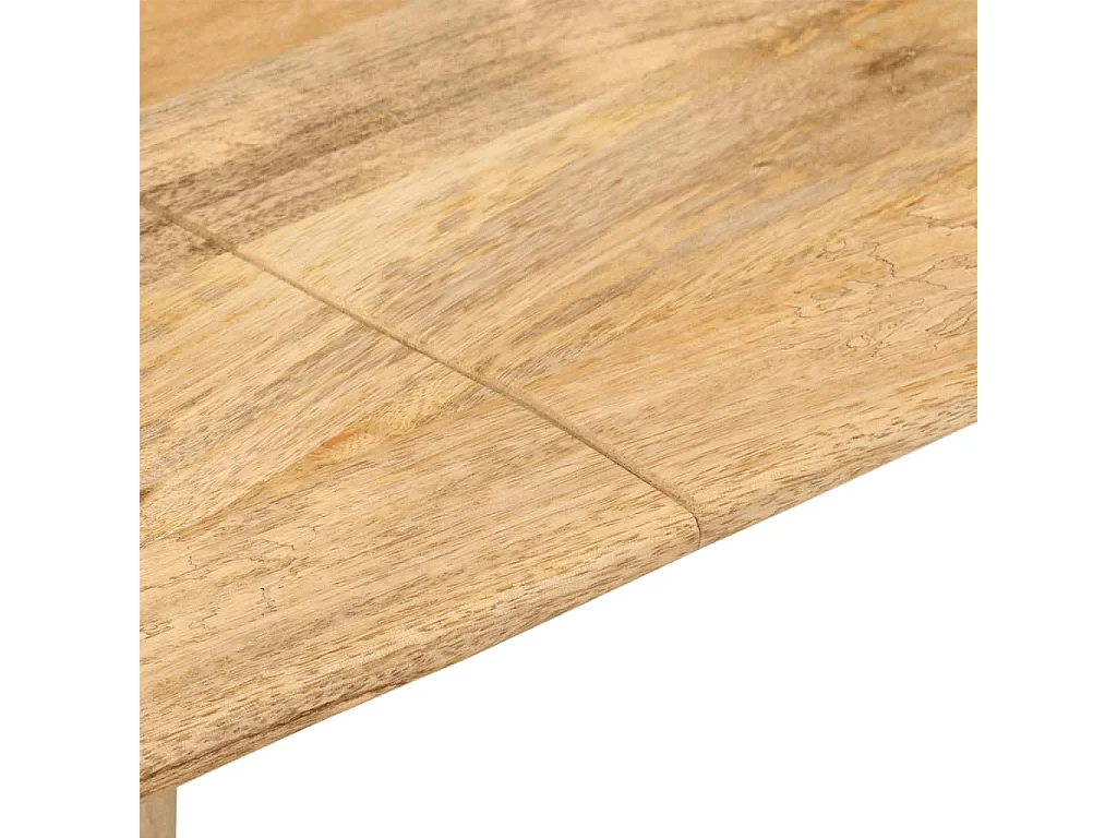 Banc 160x40x45 cm bois massif de manguier