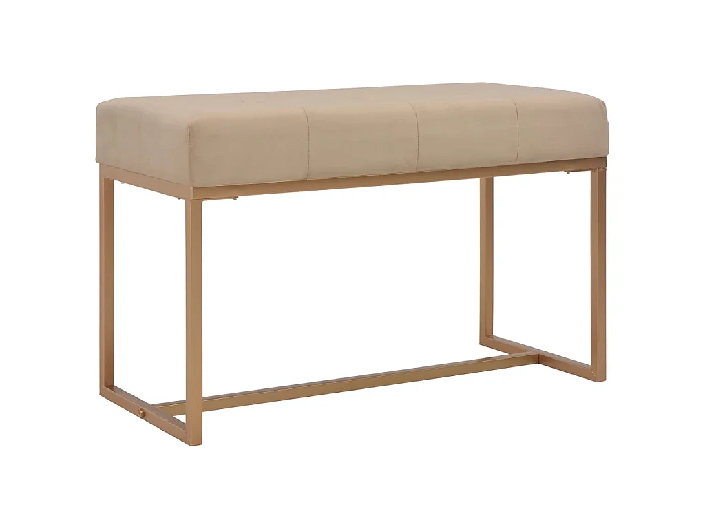 Panca 80 cm in Velluto Beige