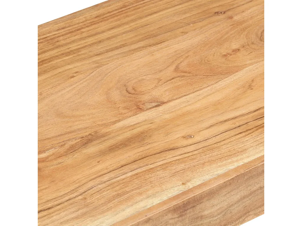 Banco de madera de acacia maciza 110x38x46 cm