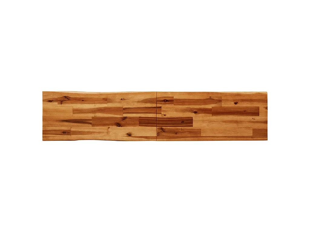 Banc avec bord vivant 160 cm bois d'acacia massif