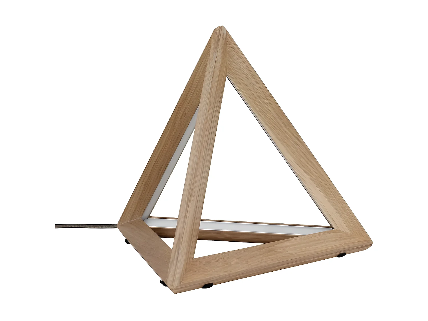 Tafellamp Trigonon - Bruin - 42x42x29,5 cm - EPIKASA