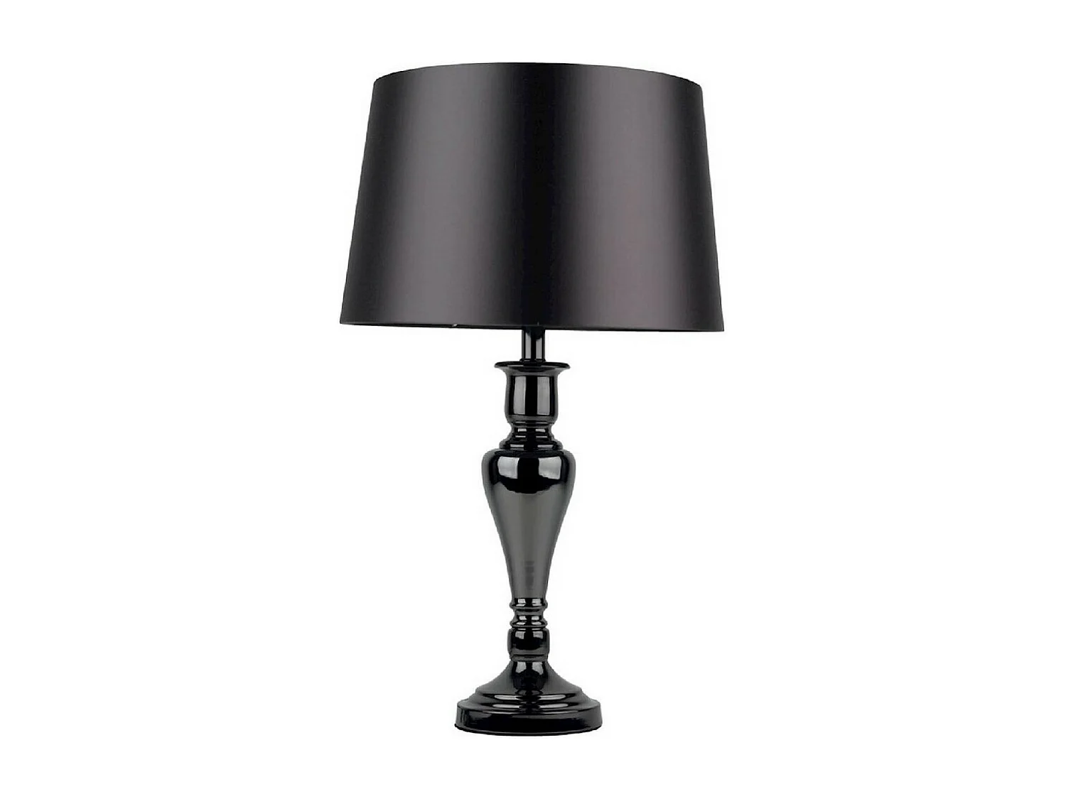 Lampe à Poser Karma, Noir, 40x40x66 cm, EPIKASA